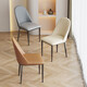 
Every year, the dining table and chairs are light and luxurious. Home dining chairs. Modern simple dining table and stools. Hotel restaurant commercial backrest chair. Crown chair*4-handle Y1047#