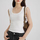 
Slim fit and slim suspender vest for women in summer 2025 new versatile large size fat MM sleeveless short base top K10-dark gray 2XL Recommended weight 130-150Jin [Jin equals 0.5 kg]