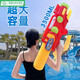 Shantoulin Village Water Splashing Festival Artifact Water Gun Toys Extra Large Electric High-Pressure Water Gun Summer Drifting Kindergarten Night Market Street Stall High-Pressure Backpack Water Gun-Atomic Cannon