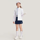 迪桑特（DESCENTE）迪桑特（DESCENTE）迪桑特儿童 GOLF 女童运动夹克外套 凉 LB-LIGHT_BLUE M 140c_(140_64)