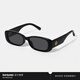 RAYSAND European and American retro small frame cat-eye sunglasses for men and women UNREALUV400 polarized sunglasses black UV400 polarized anti-glare