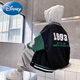 Disney color-blocking sleeve children's baseball uniform spring and autumn children's clothing boy's jacket black 110 cm