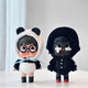 泡泡玛特 POP MART 哭娃Crybaby悲伤动物园大娃摆件玩具 THE SASSY RHINO