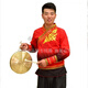 Master Chen sounds the copper gong, mid-tone hand gong, large and small Su gong, high and medium bass, tiger gong, powerful gong, dramatic sounds the bronze instrument gong, 21cm, mid-tone hand gong, 0.8 Jin [Jin equals 0.5 kg] + gong hammer