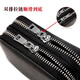 
Luyide multifunctional cowhide two-in-one card bag key bag men's large capacity zipper car household key bag change 8180# key bag__Black