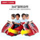 Radio Flyer, Ruifeier, children's remote control electric car, cool little red car, can sit, children, baby remote control kart toy car [new color scheme]#931 red