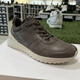 AIBU (ECCO)/AIBU Herren Frühling und Herbst Echtes Leder Vielseitige Schnürsportsport-Casual Shoes Yayue Leichtgewicht 503754 503754-12014 Brown 41