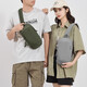 Simple and lightweight large capacity travel backpack for men and women same style shoulder bag fashionable couple simple casual niche design gray
