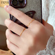 FKP Old Phoenix Authentic Gold Pigment Ring 0.5mm Thin Ring Female Niche Design Stacked Tail Ring Little Finger Ring Versatility Benchen + Aperture Ring Combination Only 19 left. Same style as Fat Donglai US No. 4 Normally worn on the little finger with tail ring Same style as Fat Donglai