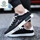 Woodpecker autumn men's shoes 2025 new trendy canvas shoes for men's sports shoes high-value casual shoes trendy shoes low top 6636 off-white 43
