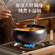 Jingyan's authentic ancient pot-belly iron pot household wok uncoated non-stick wok induction cooker gas universal has been boiled and shipped three times. Suitable for 3-8 people 28cm Shandong time-honored iron pot technology centuries-old inheritance