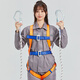 Five-point safety belt, full-body safety belt, high-altitude operation safety rope, national standard anti-fall air conditioning installation, rock climbing anti-fall, national standard three-point single rope small hook 2 meters