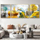 
Fulu Light Luxury Living Room Decoration Painting Simple Modern Sofa Background Wall Hanging Painting Atmospheric Mural Landscape Painting Wall Painting HJ-3895-Back with a Back Suitable for sofas below two meters on both sides of 30*50+