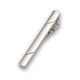 Beautiful silver men's tie clip business formal wear simple collar clip tie pin men and women universal tie clip tie clip - silver