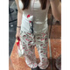 Eva Junjun Jiang American hot girl low waist animal print casual sports pants for women design and versatile trousers white-Xintang P95 3XL