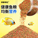Zierfischfutter allgemeine Fischfutter schwimmend Pellet Fisch Futter Koi Süßwasserfische kleine Fischfutter Goldfische Futtermittel in einem 1050 ml Medium Pellet ca. 430 g