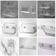 DUTRIEUX wall-mounted transparent storage box workstation station kitchen seasoning rack 4877.U port transparent basket-1 medium length (with two pairs of mothers and children