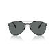 PRADA Men's Steel Frame Aviator Sunglasses Fashionable Sun Protection Accessories BLACK/GRAY 1AB5Z1 58/14/145