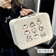 2025 Sac de maquillage avec miroir grande capacité Boîte de maquillage mignon petite valise pour femmes voyage portable cosmétique image principale
