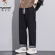 
Woodpecker's new spring 2025 wide-leg jeans American casual loose high and slim neutral fashion brand Black L [Suggested weight 125-140Jin [Jin equals 0.5 kg]]