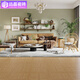 
Yuanjing 600x600 All-ceramic matte white embryo Versailles parquet wood grain brick living room floor tiles imitation solid wood ceramic tiles 6630 mold X-font style all-ceramic 3C Appendix G 600x600
