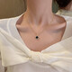 
Necklace high-end women's light luxury niche design ins cold style clavicle chain double-sided four-leaf clover washable pendant golden four-leaf flower necklace A0292