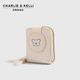 CHARLIE&KELLI brand small c&k bag for women 2025 new card bag cute cartoon 520 gift for girlfriend, cream white