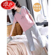 Langsha pajamas with chest pad for women for summer short-sleeved cropped pants suit casual thin high school student cartoon Korean style home clothes with chest pad 679 Babi Bear short-sleeved cropped pants M size 75-95 Jin [Jin equals 0.5 kg] equal size