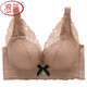 Langsha (Langsha) Pestes en dentelle de sous-vêtements Soutien supérieur confortable et soutien-gorge anti-sac sans anneaux en acier rassemblant un soutien-gorge épais a l'air de gros style mince sexy 918 70a 32b