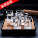 Shandian Shui Wine Glass Two Liang White Wine Glass One Small Household Glass Foreign Wine Spirit Cup Set Bullet Cup Wine Divider Thickened White Wine Glass 70ml 6 pieces