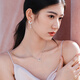 Fanci Fan Qi Fantasy Heart Moon Necklace Female Silver Birthday Niche Light Luxury Light Luxury High-end Gift for Girlfriend
