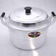 Huamuxi aluminum pot thickened old-fashioned traditional aluminum pot steamer household gas stove steamed buns, porridge and soup aluminum steamer 30 pieces with steaming sheet 1 outer diameter 32cm