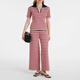 La Doublej [chinesisches Valentinstagsgeschenke] Checkers gestrickt Polo -Hemd P01051950 Beige XS XS