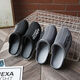 A Haarth-Generation Herren-Lochschuhe für Sommerkleidung, resistent, Anti-Rutsch, dicker Locker, wederempfindlicher Strand, 3881 Blau, 41 Größe, Einheitsgröße kleiner