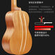 Vikas ukulele children's 23-inch 26-inch solid wood guitar for beginners professional-level entry-level girls 23-logo color [recommended veneer sound quality] Luxury gift pack + multi-functional tuner