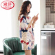 Langsha Light Luxury Pyjamas für Frauen im Sommer Baumwolle Kurzärmel Shorts Cotton Casual Student Home Kleidung