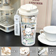 
Sanrio Kulomi Water Cup 2025 new large capacity high-value office cup portable coffee cup for girls [food grade fall-resistant PC] white-white-BXAO16755