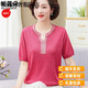 Goldlion Light Luxury New Style Mother Summer Trind Рубашка средних лет Женщины летние костюмы с короткими рукавами среднего возраста и пожилые модные ночные рубашки 9756 Orange M Рекомендуется 80-95JIN [JIN равно 0,5 кг]