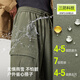 Camel (CAMEL) Wang Junkai's same style three-proof soft shell pants for men and women plus velvet warm overalls trousers M15CAWI037