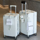 Huatong Multifunktionaler Koffer für die Aluminiumlegierung von Herren Aluminium Legierung großer Kapazitäts Trolley-Koffer für die robuste und Anti-Druck-37-Eröffnungskoffer für ein Check-in-Silbergrau-Bracker + Ladungsanschluss + Haken + Tasse Halter 30 Zoll [3/7 offen] Upgraded eingeklapptes PC-Material
