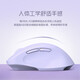 ThundeRobot low-light Bluetooth dual-mode wireless mouse ML103 ML101 2.4G Bluetooth e-sports home office long-life soft mouse low-light dual-mode ML103 lavender purple