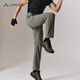 
VAUDE quick-drying pants for men's outdoor business casual pants soft anti-wrinkle moisture-absorbing and sweating light and breathable hiking straight trousers Moore Lake Green-701 [New] XS