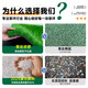 Qingya simulated lawn carpet, fake turf bedding, plastic outdoor artificial court, artificial fence, kindergarten green floor mat, 2 cm, newly upgraded 11-pin encryption, high-quality B-grade model (2 meters wide and 25 meters long) 50 square meters
