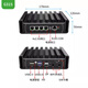 Double contrôle N5105 Version du ventilateur de refroidissement quad-core ROS ROS Soft Router Linux Host Industrial Control Computer Win11 Four Port réseau avec port série Double Affichage 4K Affichage 4G Entrée 4G N100 Mémoire 4G + 128G Solid State G31 Gray Fan Mode