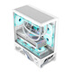 Wanjia Millennium ATX digital display version column-free sea view room chassis ATX motherboard 360 water-cooled desktop computer chassis temperature digital display 9 fan position large board 50 series long graphics card Millennium ATX standard white (digital display version)