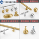 Junmo Französische leichte Luxusschrank-Türgarderobe Messing Griff Modern einfaches, massives Gold Silber Chrom Schrankschubladengriff 6197-Single-Loch-Chrom