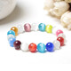 MHFDO old phoenix quality OIDSG cat's eye candy color cat's eye bracelet crystal bracelet summer women's bracelet fine white cat's eye stone about 10 mm 20 beads