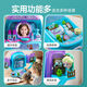 Elsa Prinzessin Frozen Toys Kitchen Make -up spielen Haus kleines Mädchen Kindergeburtstagsgeschenk Neujahr echte autorisierte Renngeschichte McQueen Backpack Doppel