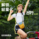 
Huajian Princess original summer new product contrasting color crossbody mobile phone bag fashionable travel dopamine bag lightweight bag yellow pair blue