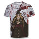 Jian Fei One Piece Kurzarm Sommer ein Stück Zoro Anime T-Shirt Primary- und Sekundarschüler und Teenager im 3D-Drucktrend Burning Ace TXU1480 S geeignet für Gewicht 80-90 Jin [Jin gleich 0,5 kg]